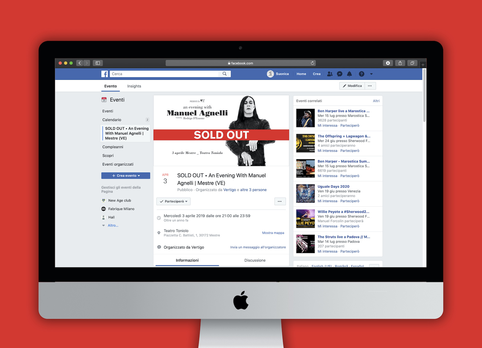 manuel agnelli facebook