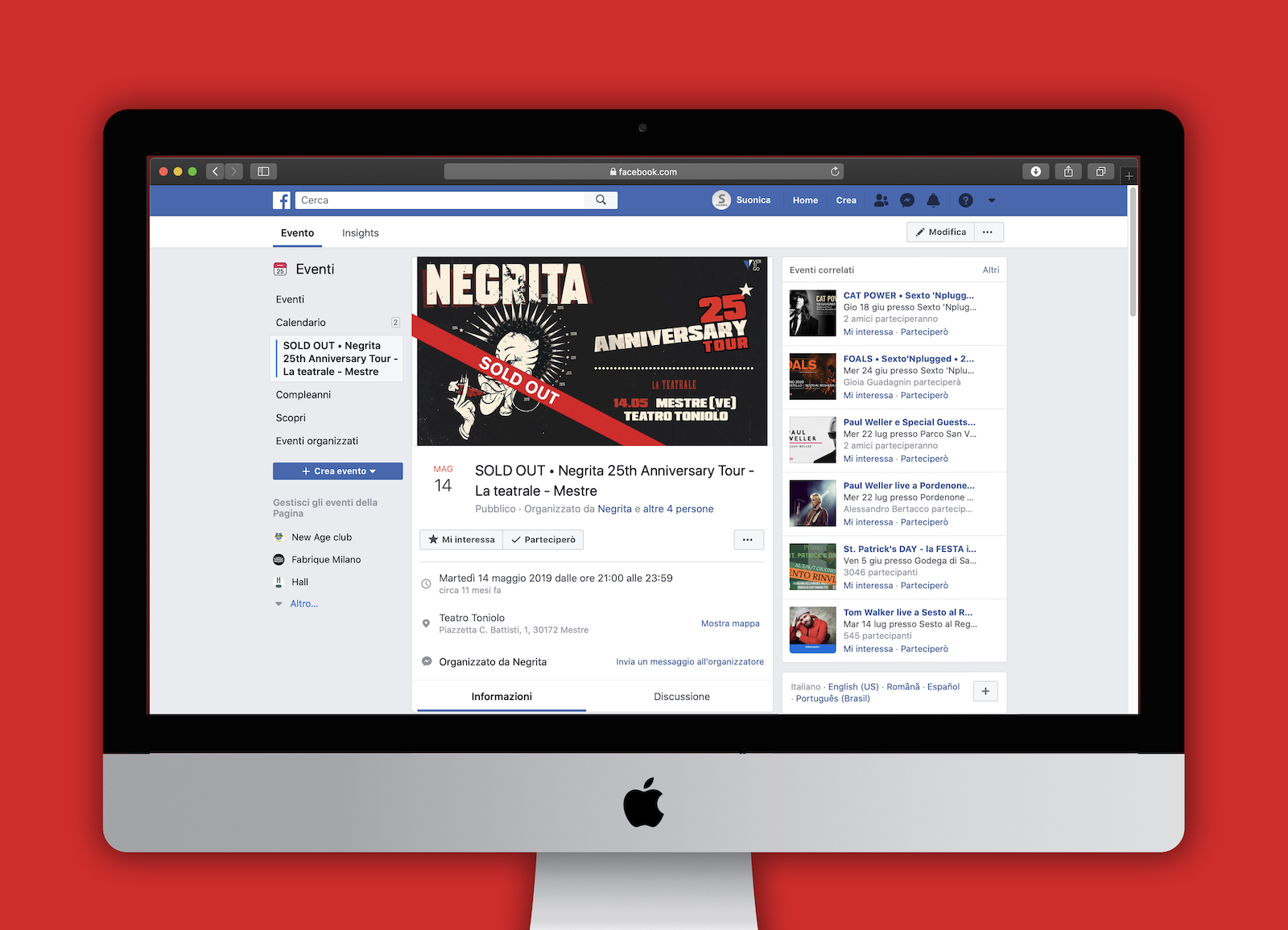 negrita concerto evento fb